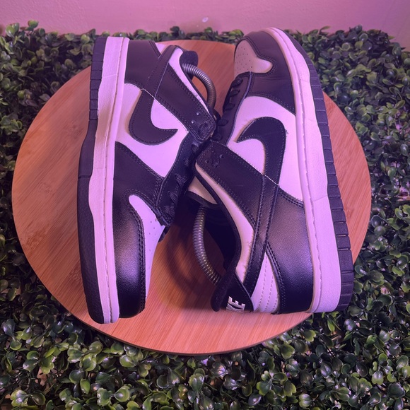 🔥 NIKE DUNK LOW RETRO PANDA BLACK WHITE SNEAKER SHOES MENS SIZE 8 DD1391-100 - Picture 6 of 9